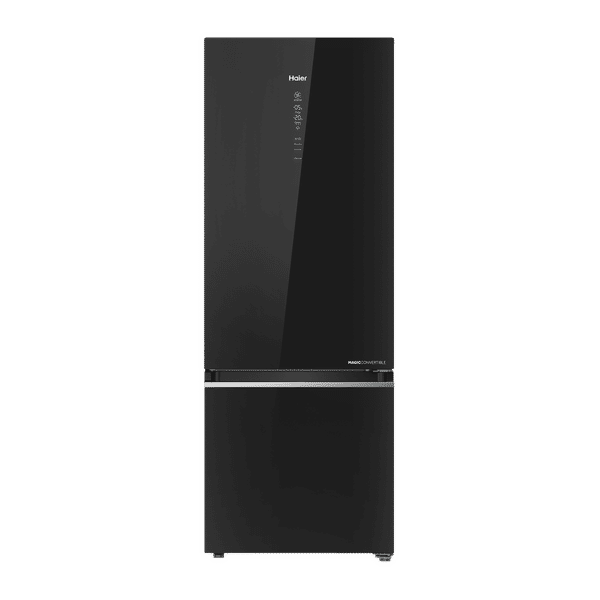 Haier black store fridge freezer